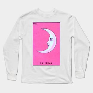 La Luna Loteria - Pink Long Sleeve T-Shirt